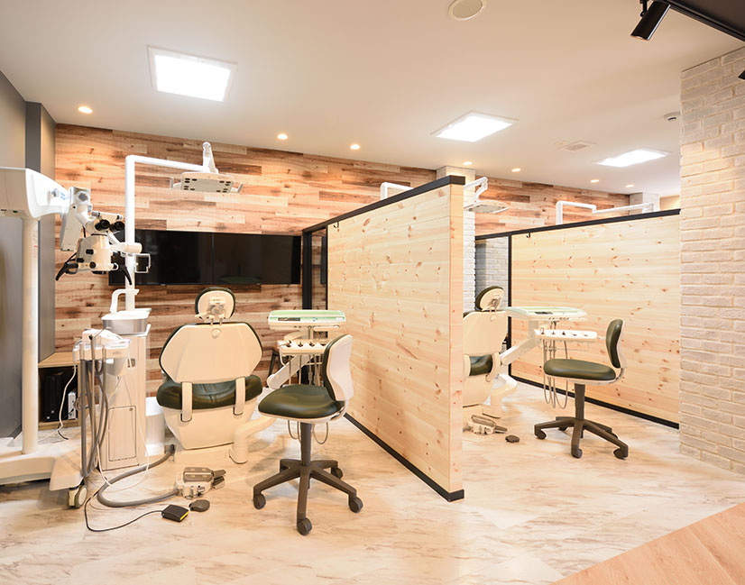 プライバシーを配慮したパーテーション